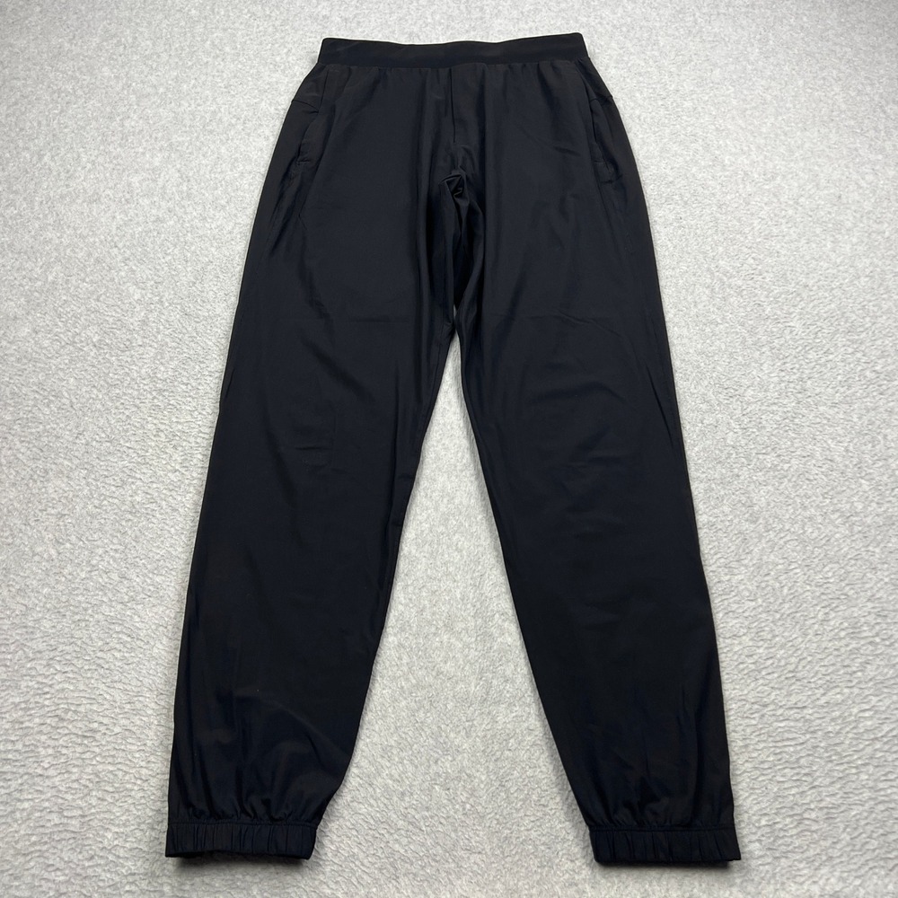 Lululemon Surge Jogger 29" Mens Small Black Ankle Zip Taper Running Pants M5689S